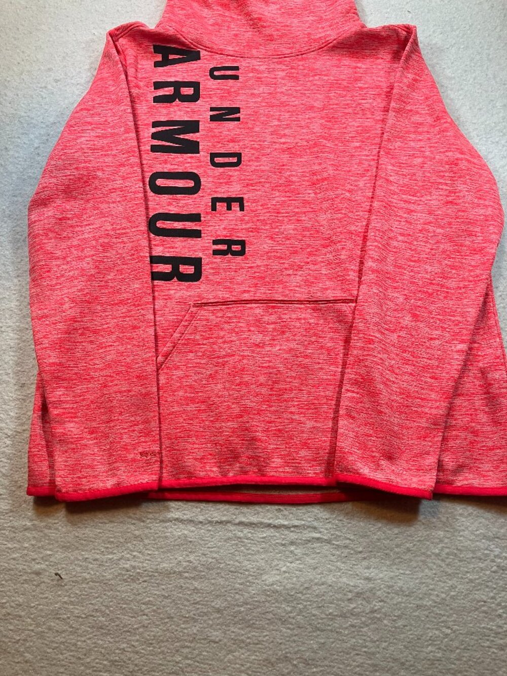 Under Armour Funnel Neck ColdGear Sweatshirt‎ Neon Pink Women Lg